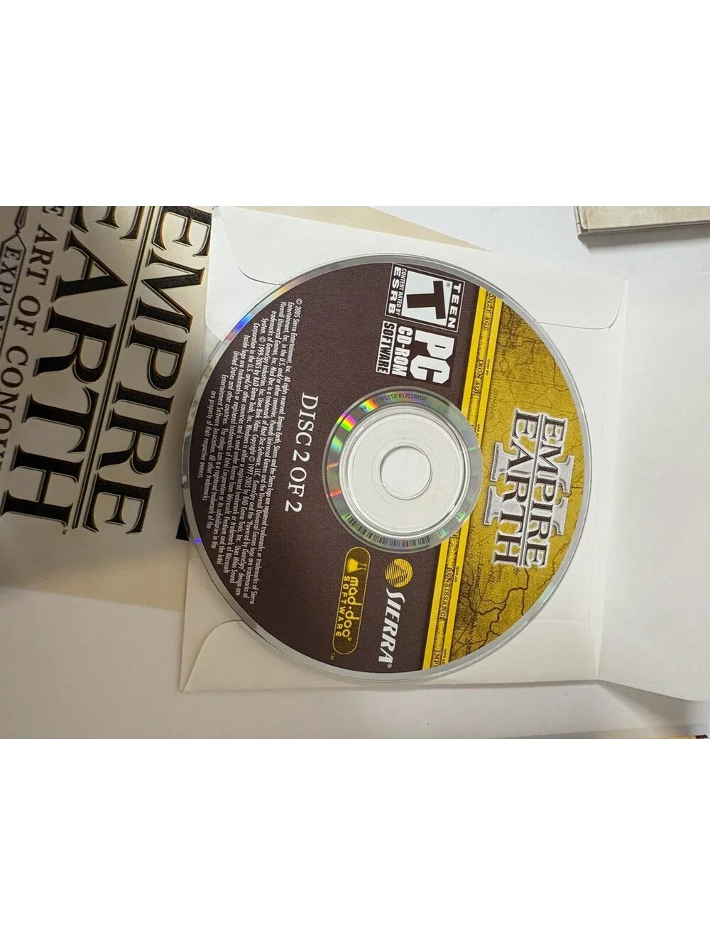 Empire Earth Gold Edition (PC, 2003) The Art Of Conquest Expansion & Guides Maps